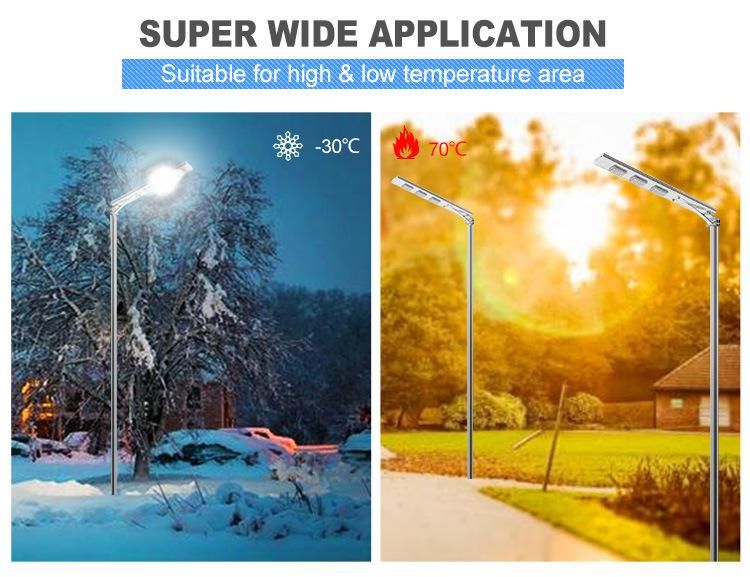 150PCS 3030 LED Chips 50W Integrated Solar Street Light