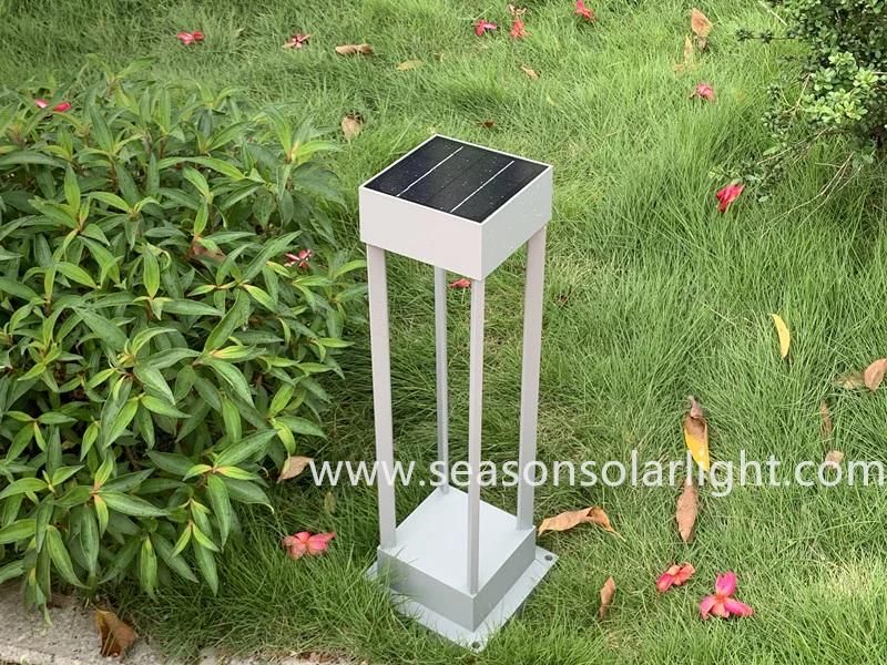 Modern Square Lighting LED Solar Outdoor Garden Solar Lawn Light with Solar Panel System