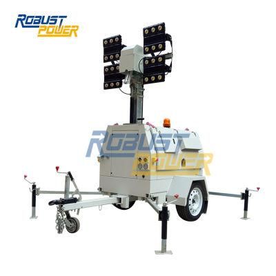 Euro Trailer EPA Tier 3 4*720W LED Mobile Light Towers