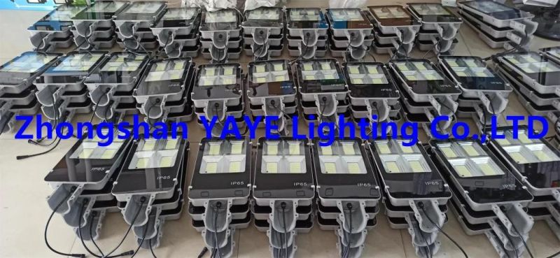 Yaye Hottest Sell Outdoor 100W/200W/300W/400W Solar LED Street Road Wall Garden Light with IP66/ Remote Controller/ 3 Years Warranty/ 1000PCS Stock