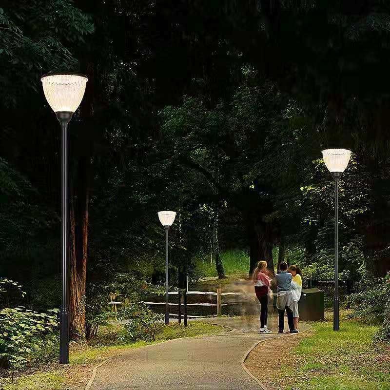 High Lumen Energy Saving Lamp Outdoor Landscape Light Pole LED Solar Garden Yard Light with LED Light