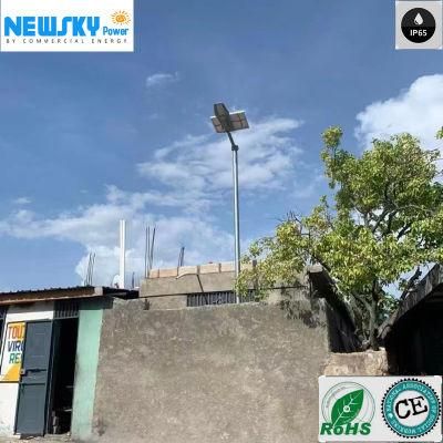 High Brightness Security Post Flood Solar Powered Street Light for Yard