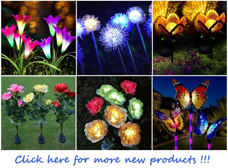 Solar Waterproof Flowers Landscape Decorative Sunflower Lamps Solar LED Garden Sunflower Stake Lights Outdoor