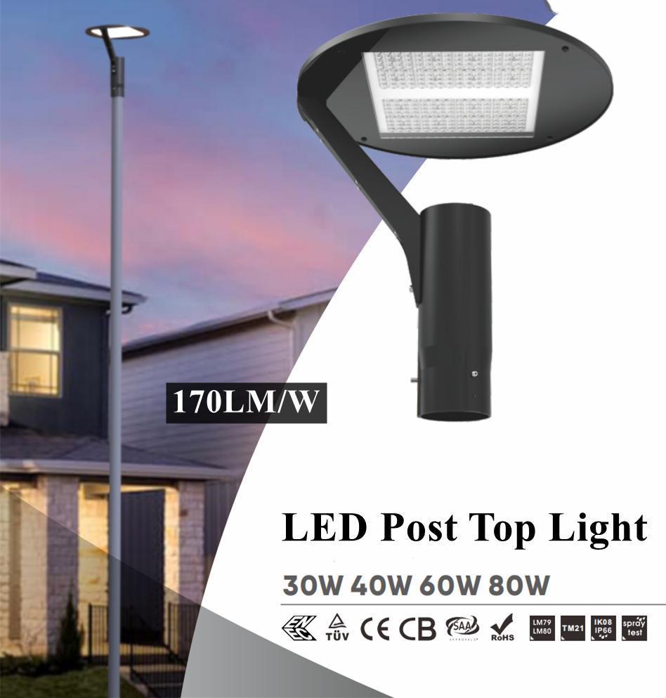 China Manufacturer 40W LED Garden Lights LED Top Post Lighting