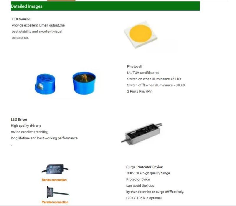 Hot Sales LED Parking Lot Lights Outdoor 100watts