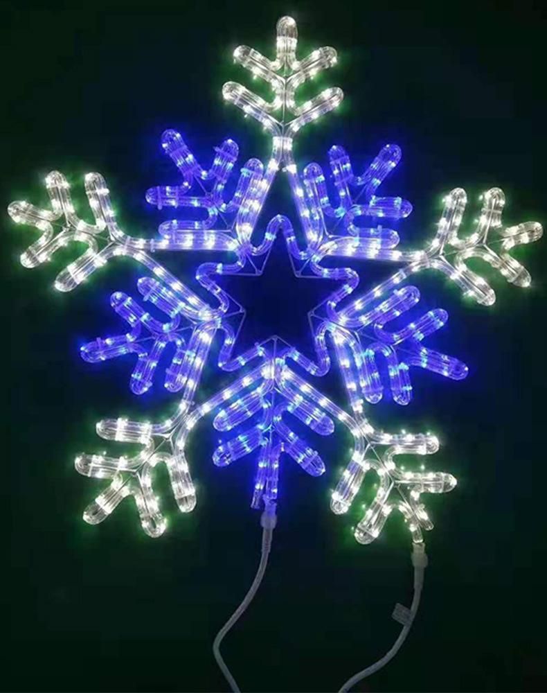 Color Changing Digital LED Meteor Rain Light Fireworks Garland LED Motif Light