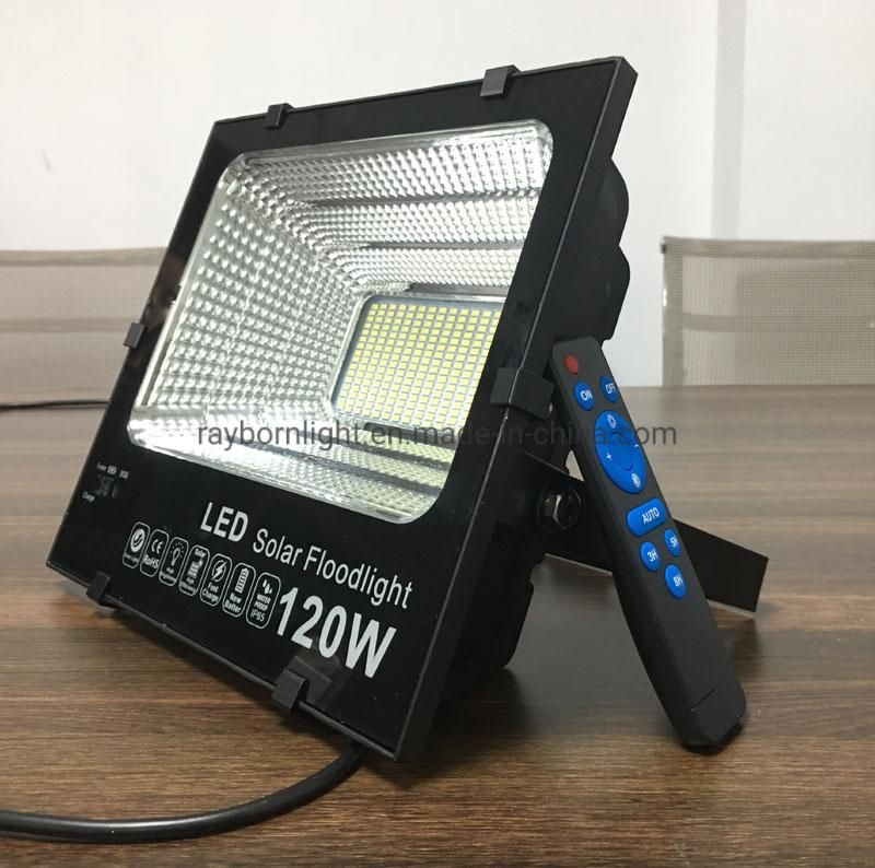 Professional Manufacturer Outdoor IP66 Aluminum Housing Solar Powered LED Flood Light (100W/200W/300W)