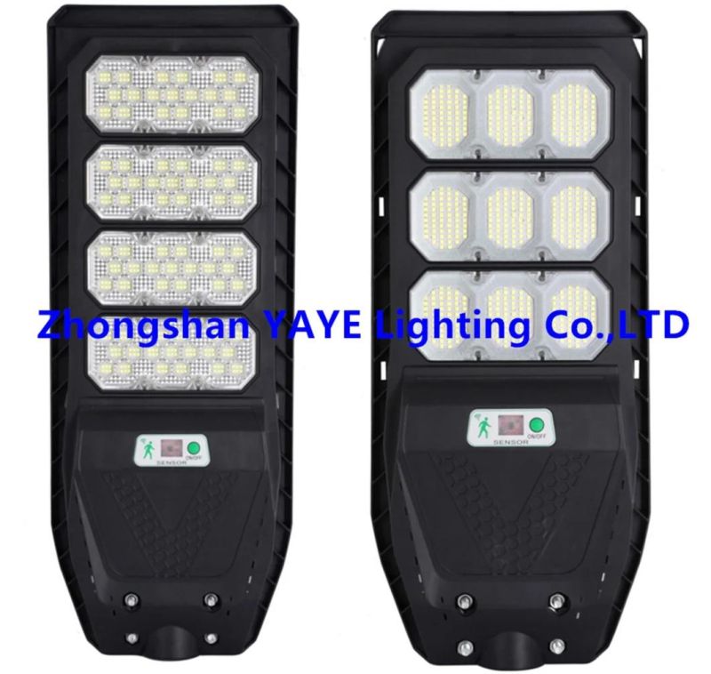 Yaye 2022 Hottest Sell All in One LED Solar Street Light 300W 400W 500W High Brightness Street Lights with 1000PCS Stock/Remote Controller/Radar Sensor