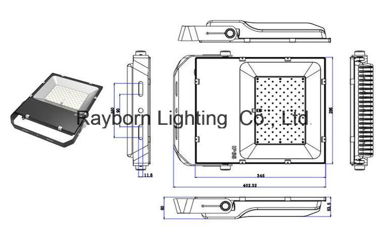 Outdoor/Indoor 80W 100W 150W 200watt LED Flood Light with Cheap Price with Baseball Field