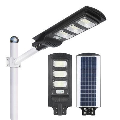 ABS PC Motion Sensor Solar Light IP66 Waterproof 30W 60W 90W Outdoor All in One Solar Light