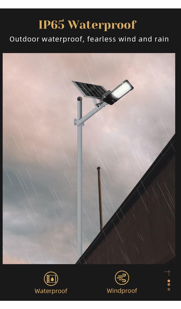 High Efficiency LED Solar Garden Light 1500W Solar Street Light