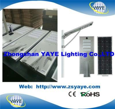 Yaye 18 Hot Sell 50W All in One Solar LED Street Light /All in One 50W Solar LED Road Lamp