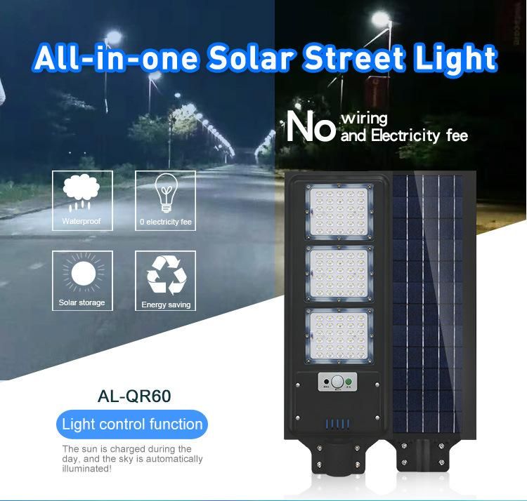 60W Energy-Saving Lamp All in One Solar LED Street Light