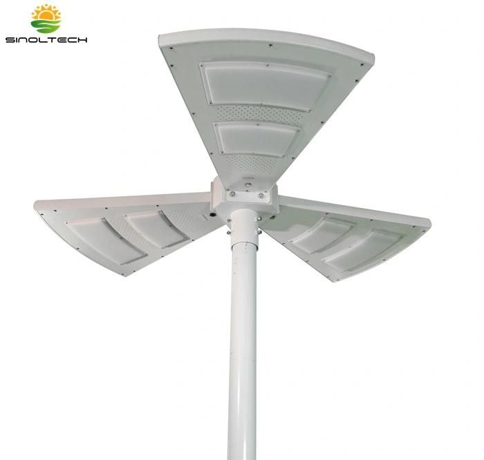 Motion Sensing All in One 15 Watt Integrated Solar LED Street Light for Car Park Lighting (SNSTY-215)