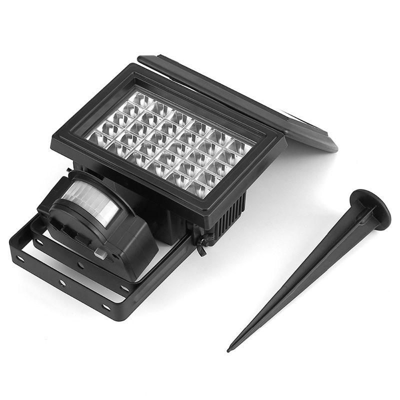 Solar Multifunction Flood Light with Ground Spike