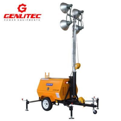 7kw Perkins Diesel Generator Trailer Light Tower (GLT4000-9MP)