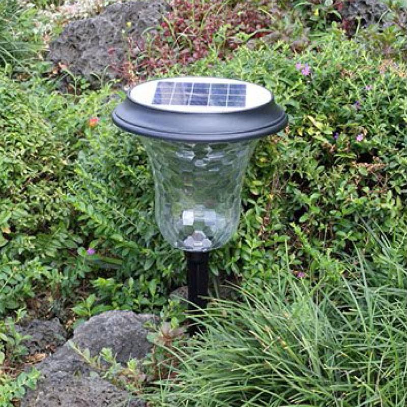 Technological Garden Lamp Waterproof Solar Lighting Lawn Light with Melon Grain Cover