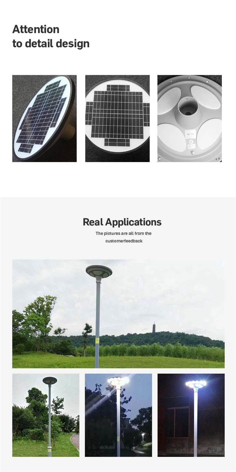 Waterproof IP65 Outdoor All-in-One UFO LED 18V 45W Panel Everlite Solar Garden/Road/Street Light