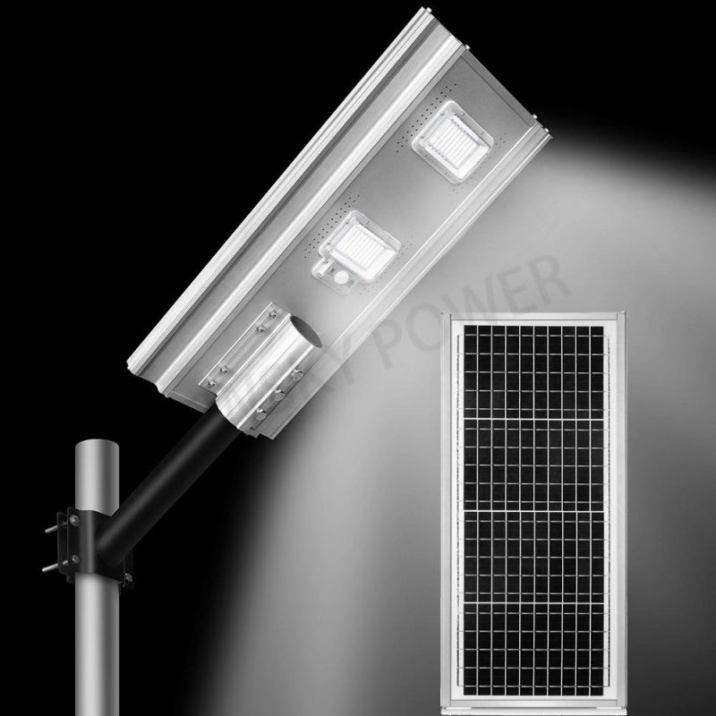 300W Jd Model Outdoor All in One Remote Control Solar LED Street Light with Sensor