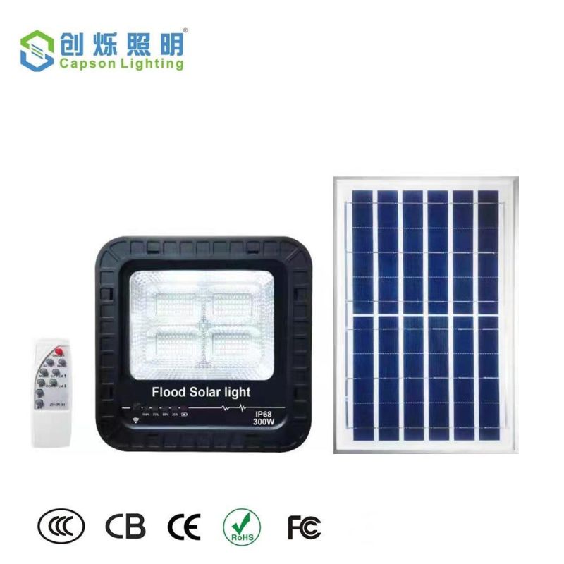 Hot Selling IP68 600W 2126lm Aluminum Solar Flood Light