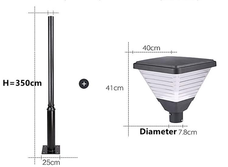 Warranty 2 Year IP65 Outdoor Decoration Festival Garden Streetlight Solar LED Light Lamp