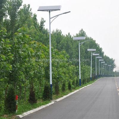 5m 6m Light Pole 20W 30W LED Solar Street Light