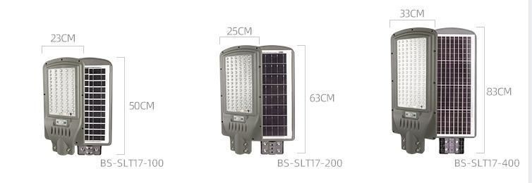 Bspro Easy to Install Smart Control Solar System 400W LED Street Light