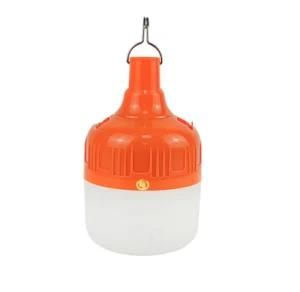 Camping Solar Lamp, LED Spot Bulb Portable USB Charge with Solar Panel for Mobile Phone Charging and Lighting