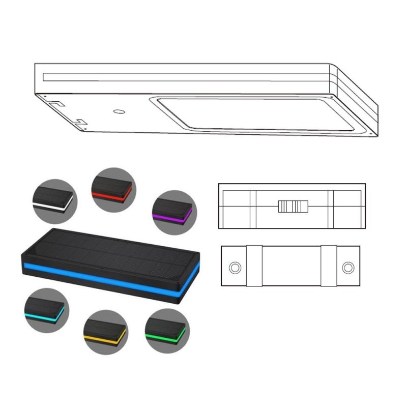 Nsl-15 Integrated Solar Wall Light with Lithium Battery