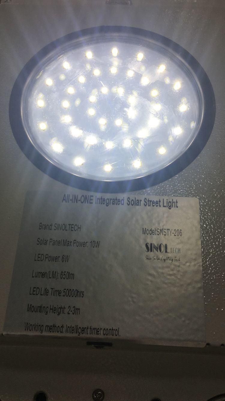 6W All in One Integrated Solar Powered Outdoor Lighting (SNSTY-206)