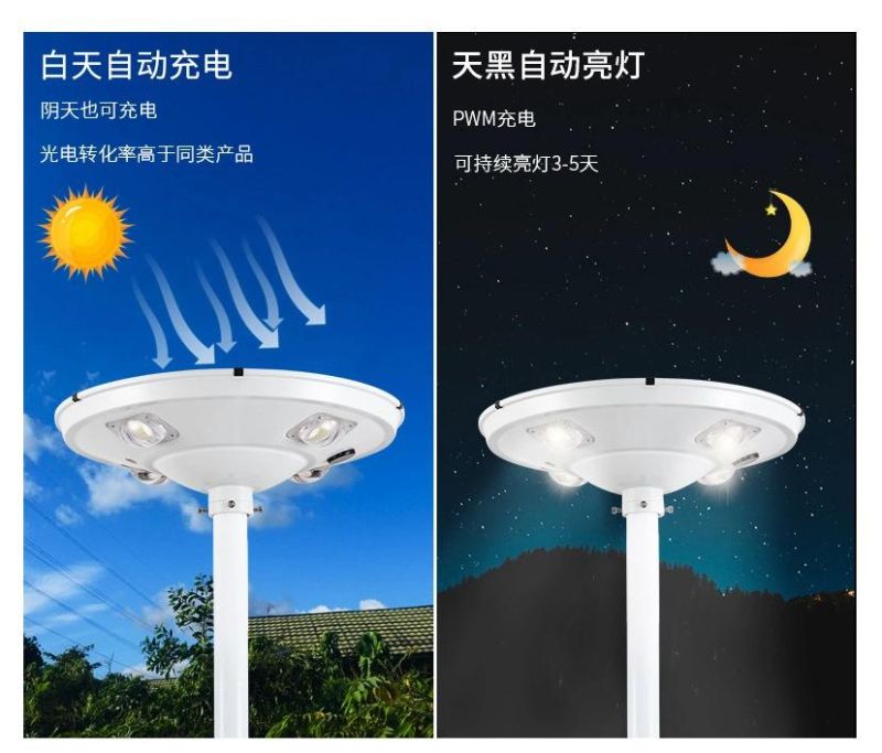 LED Solar Garden Light Integrated 30W50W Plaza Community Garden Street Light Solar Lawn Light