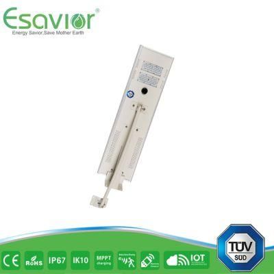 Esavior 12.8V/18ah 40W Integrated LED Solar Street Lights Solar Lights