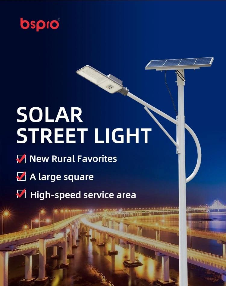 Bspro Good Brightness High Quality Die Casting Aluminium 300W Engineer Project LED Solar Street Light