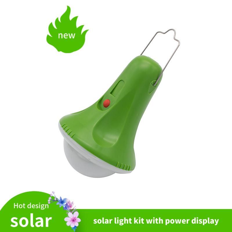 Home Portable Rechargeable Emergency Lamp Torch Bulb Light Flash Lights with Efficient Solar Panel for Camp