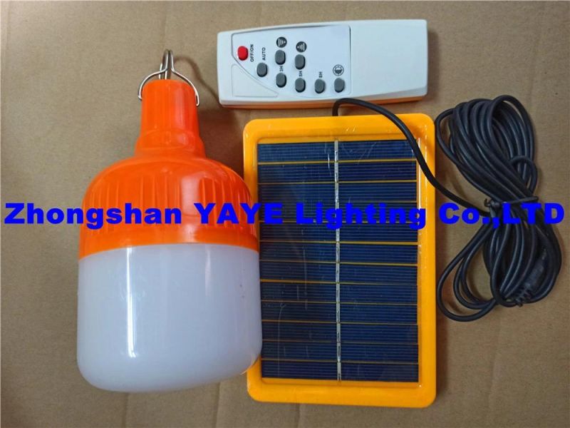 Yaye 18 Hot Sell 10W/20W/30W Rechargeable LED Emergency Bulb with AC Charing/Solar Charging/USB Charging