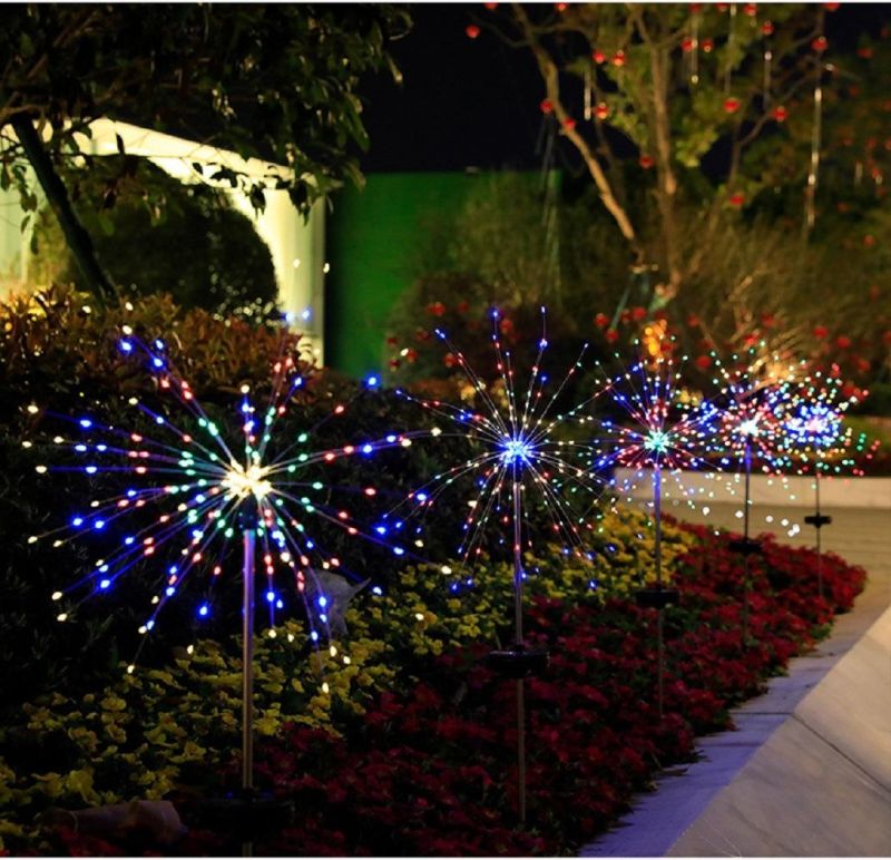 Outdoor Waterproof Solar Firework Light LED Garden Decorative Lights Wyz18473