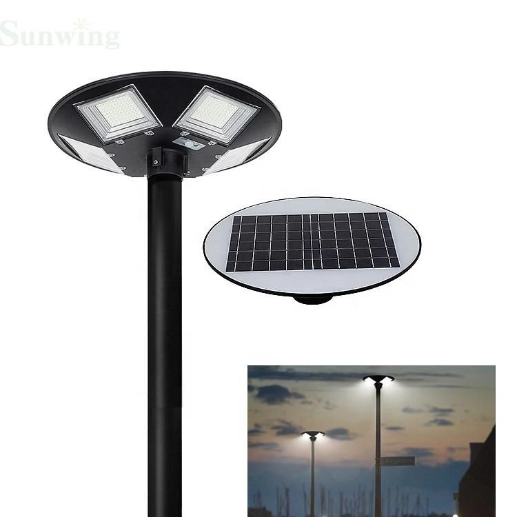 Split Round UFO COB Solar Street Light Pole Solar LED 300W