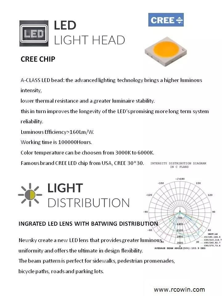 Iron Infiniti Solar Street Light 9W LED with Osram Led′s, 12kg, 30wp