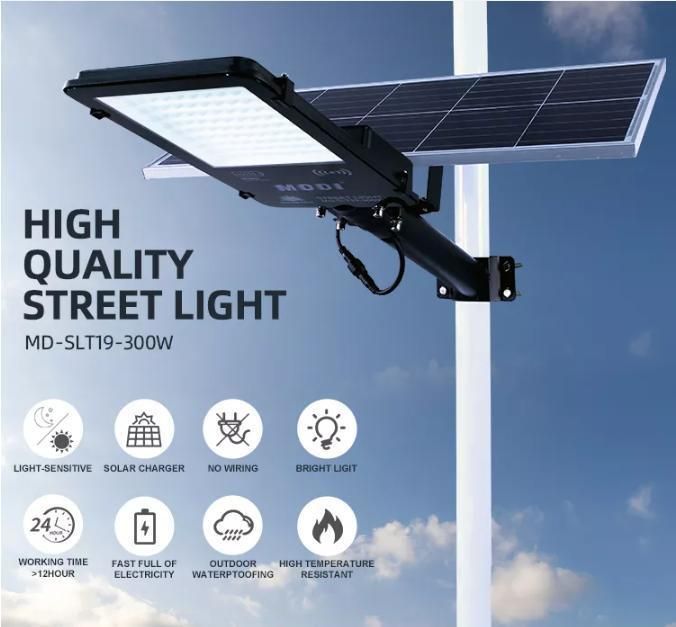 Bspro High Lumen IP65 Outdoor 300W LED Solar Street Lighting