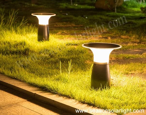 Factory New Style LED Lighting Outdoor Solar Pillar Light with High Power Solar Lighting System for Gate Lighting