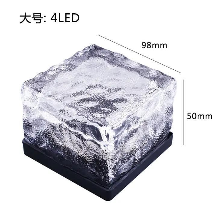 Color Changing Solar Glass Lantern IP65 Garden Decorative Dotted Glass Sun Light