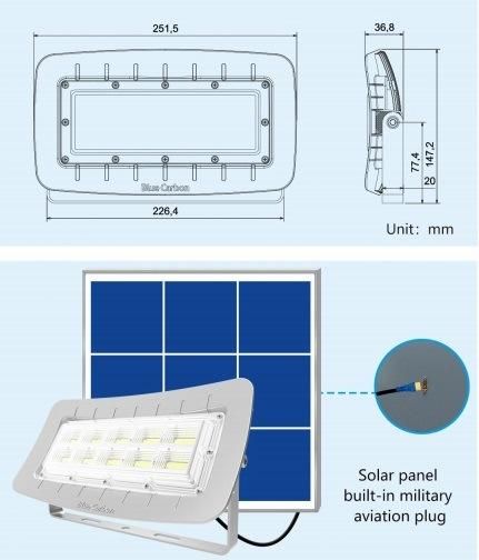 Radar Solar Flood Light Outdoor Solar LED Light