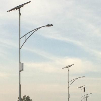 CE RoHS Certified HDG 7m Pole 40W Split Solar Street Light Lithium LiFePO4 Battery Mono Solar Panel DC12V IP65