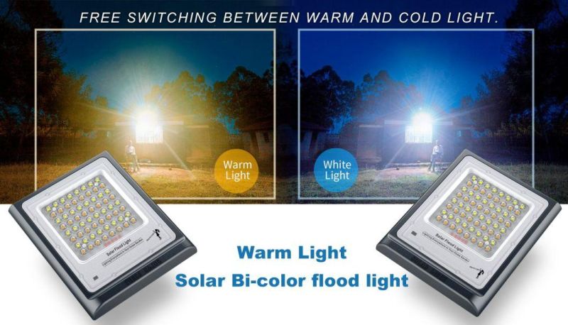 Rd 30W Warm Solar Flood Light with IP66 Waterproof