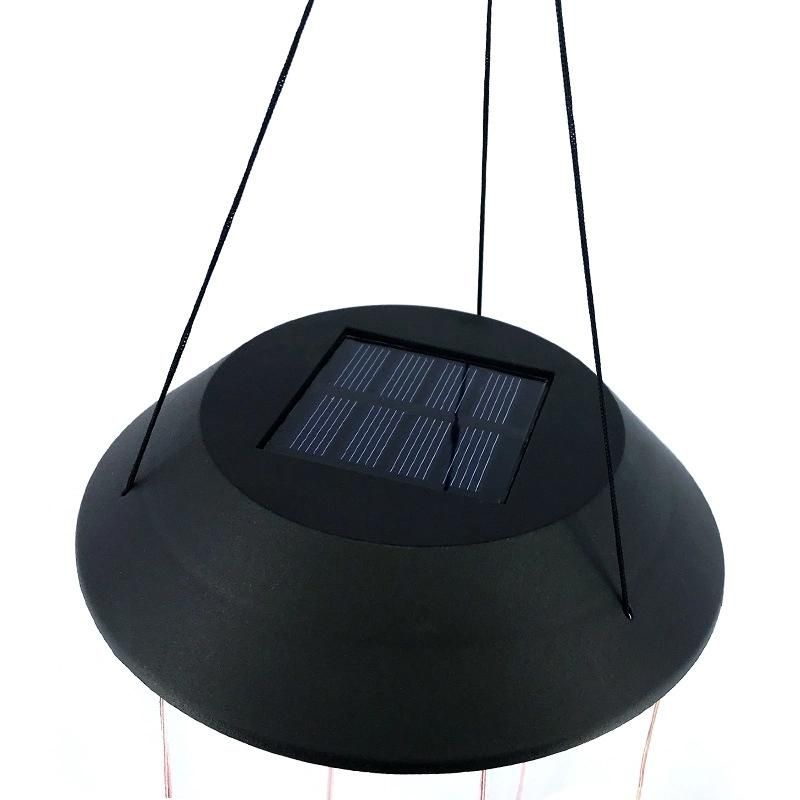 Waterproof Colorful Solar Lights Outdoor LED Ball Light Hanging Lamp Balcony Garden Patio Room Decoration Wind Chime Light IP65 LED Solar Garden Light