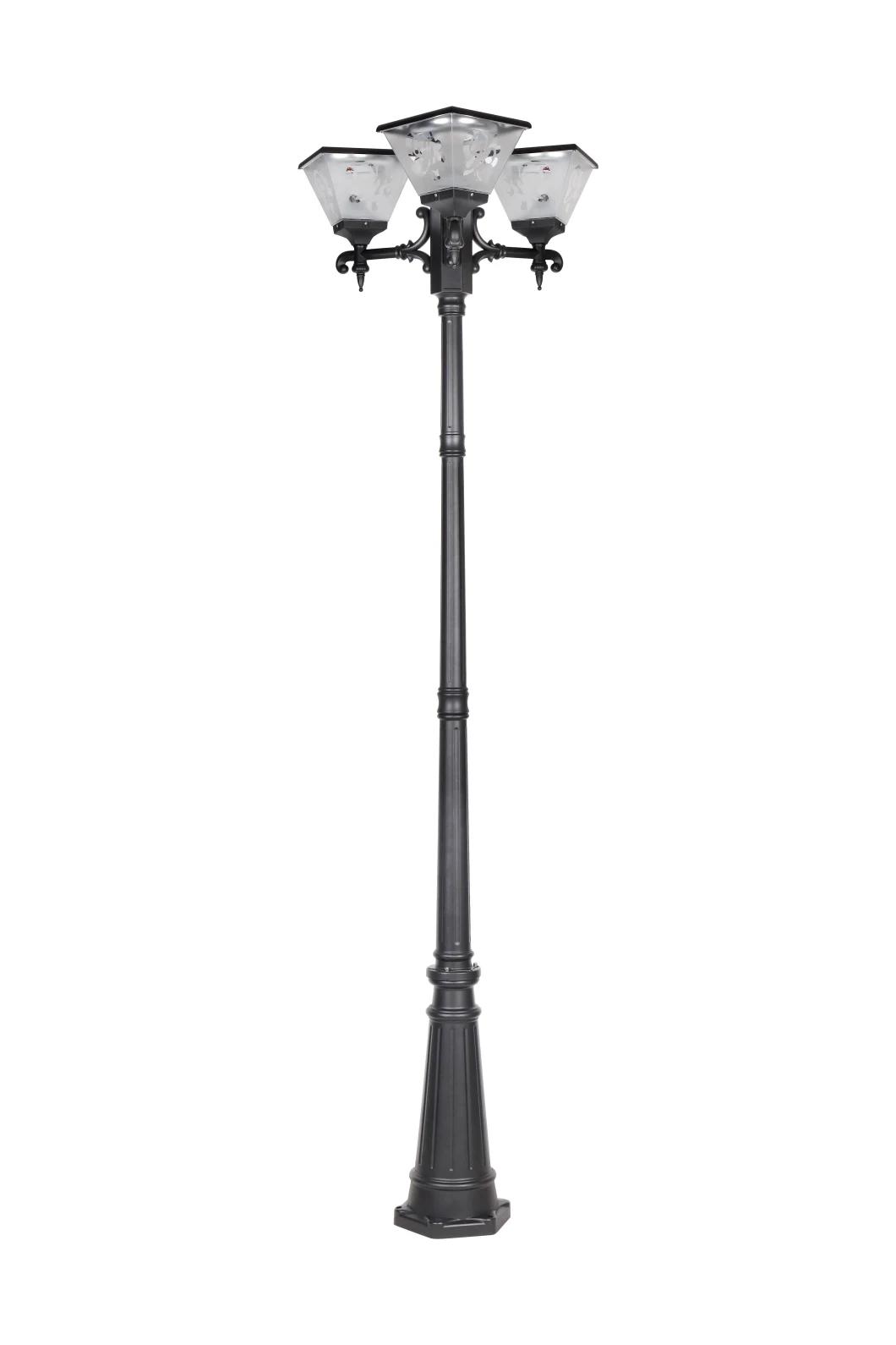 IP65 Outdoor 3000K/4500K/6500K Solar Garden Column Light CE