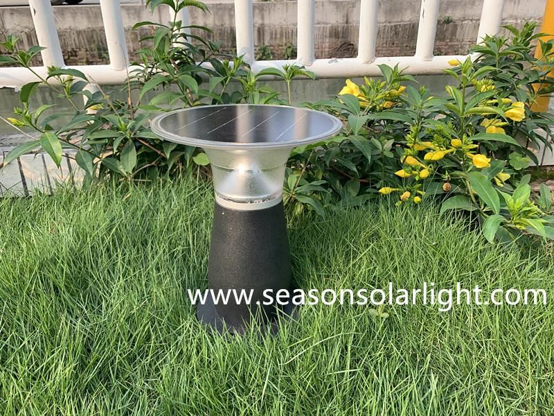 New LED Lighting Garden Gate Outdoor Solar Light Fence Post Cap Light with Warm+White LED Lighting