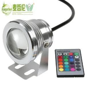 LED Underwater Light RGB 10W 12V IP68 Fountain Pool