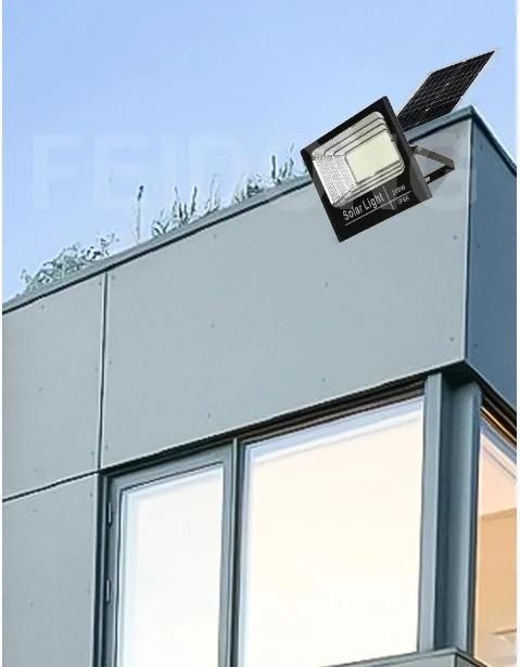 Durable All In Two Integrated Solar 300 Watt with Remote Garden LED Flood Light