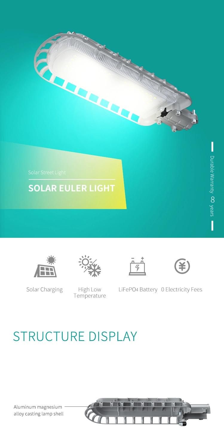 Long Life Servicesolar Street Light 20W Integrated LED Solar Light